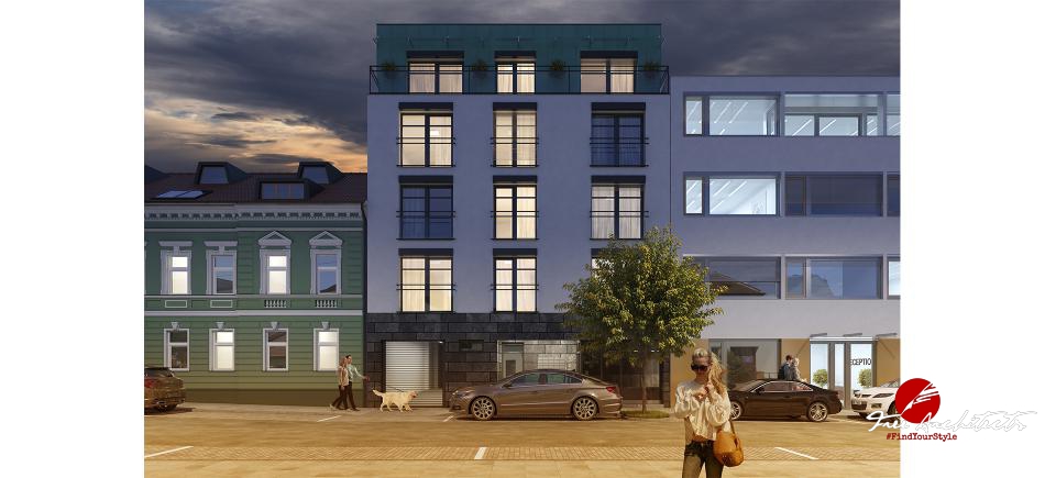 CHALOUPKOVA 5 modern tiny residential building Brno 2018-2020